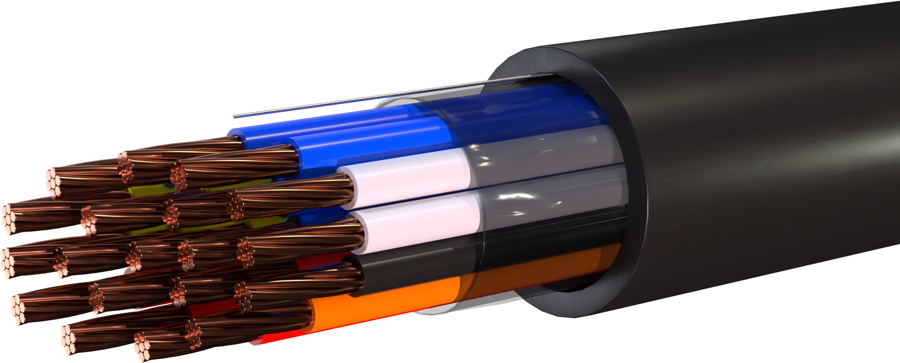 MTO Runner Traffic Cable 19C 14 awg Stranded  Bare Copper