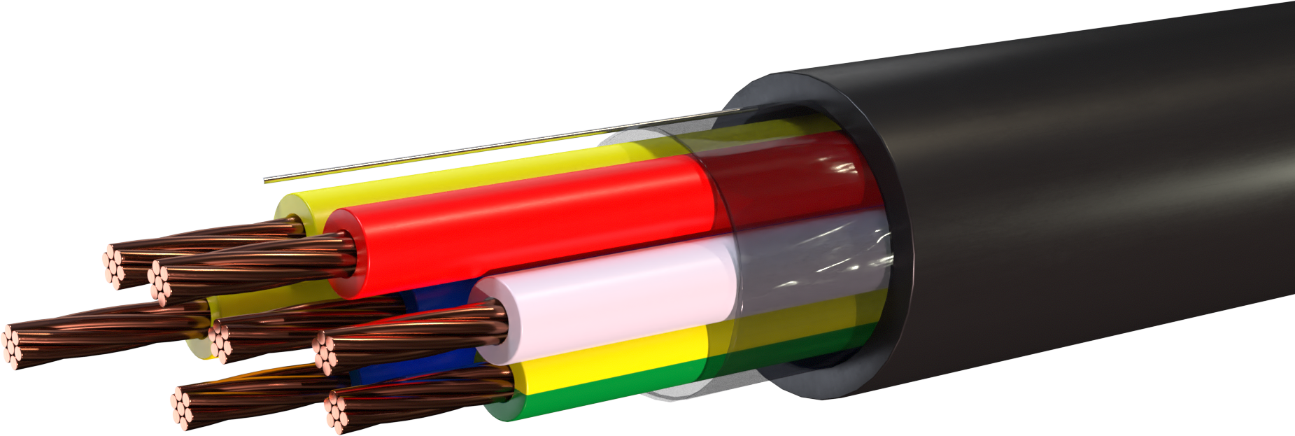 MTO Runner Traffic Cable 7C 14 awg Stranded  Bare Copper