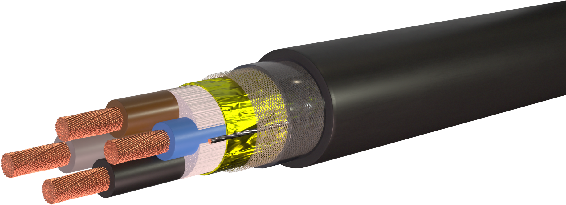 Shipboard Cable OA Shielded Conductors