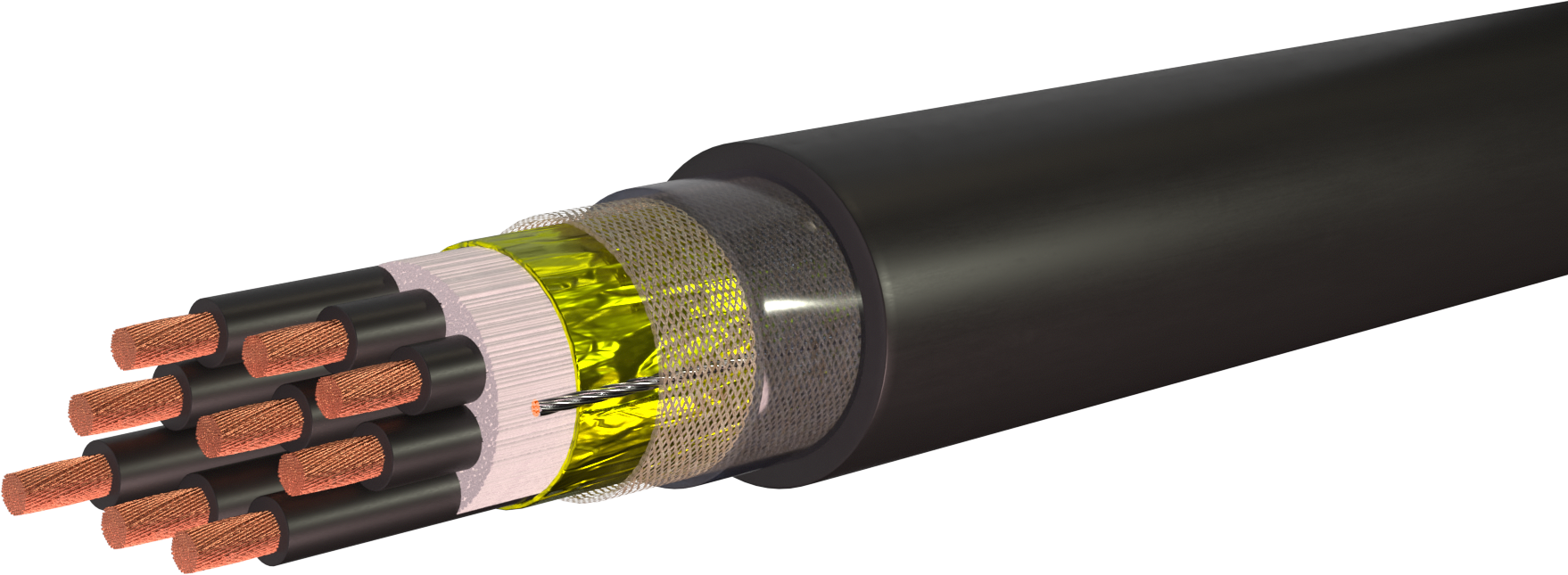 MARNZS - .75MM - 9C - 18 awg - OA Shield Shipboard Cable