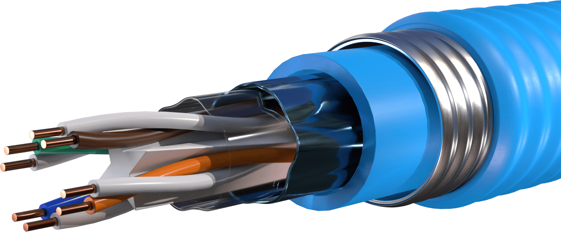 CAT 6 STP AIA PVC Jacket